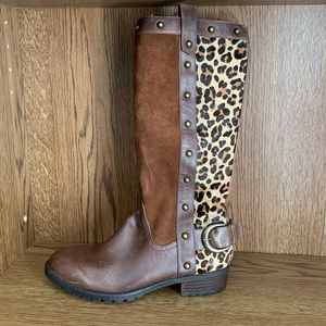 Animal Print Boots